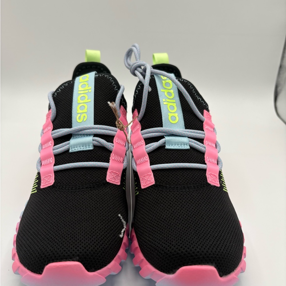 Adidas Kapitar Flow K Kids Unisex Running Shoes  Black / Yellow Clear Size 4.5